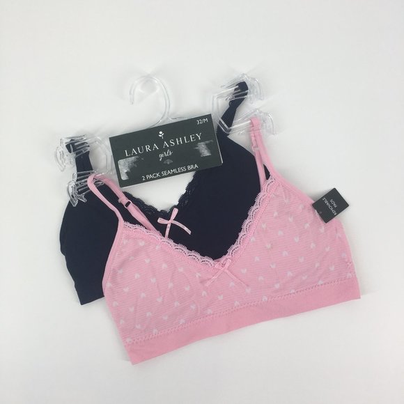 Laura ashley 2 pack seamless bras Clearance